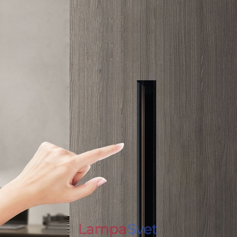 Zapustené koľajnice na osvetlenie koľajníc Magnetický hliníkový profil povrchu koľajníc Ultra tenký svetelný pás koľajníc 100 cm