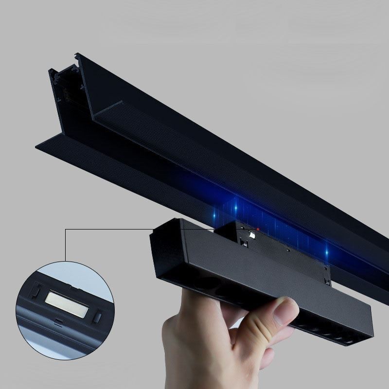 Zapustená koľajnicová mriežka Bodové svetlo Pásový bodový reflektor Magnetický koľajnicový mriežkový reflektor 36V
