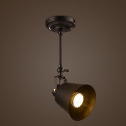 Rustikálne Iron Spotlight Vidiek Vintage stropné svietidlo