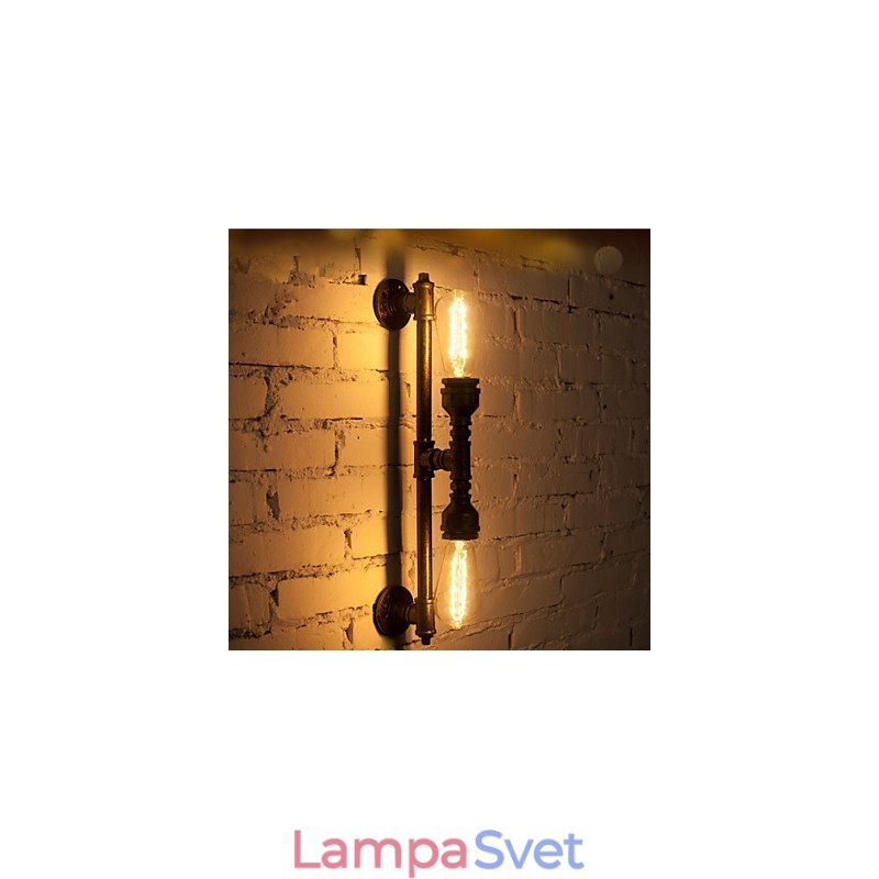Wroguht železná nástenná lampa na vodnú fajku Vintage osvetlenie uličky Loft Iron nástenná lampa Edison Žiarovka FJ DB2 046A0
