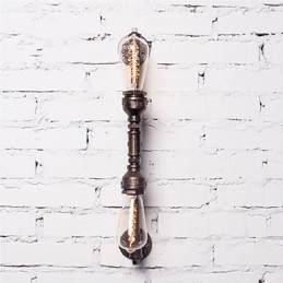 Wroguht železná nástenná lampa na vodnú fajku Vintage osvetlenie uličky Loft Iron nástenná lampa Edison Žiarovka FJ DB2 046A0