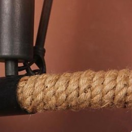 Zmluvná balkónová lampa na schodisko Polkruhová nástenná lampa z konopného lana