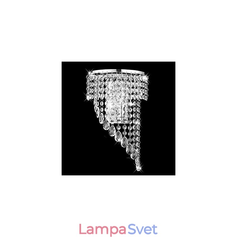 Crystal Flush Mount nástenné svietidlá Moderné súčasné kovové