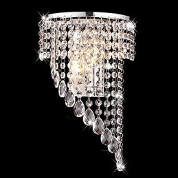 Crystal Flush Mount nástenné svietidlá Moderné súčasné kovové