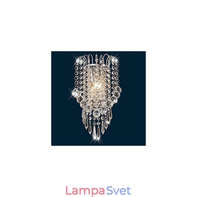 Crystal Flush Mount nástenné svietidlá Moderné súčasné kovové