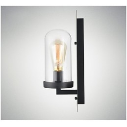 Svietidlá v rustikálnom štýle Iron Glass Wall Sconce Retro Nástenná lampa Svetlo z USA