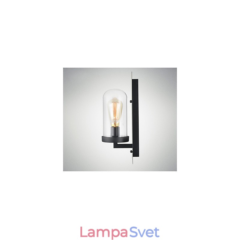 Svietidlá v rustikálnom štýle Iron Glass Wall Sconce Retro Nástenná lampa Svetlo z USA