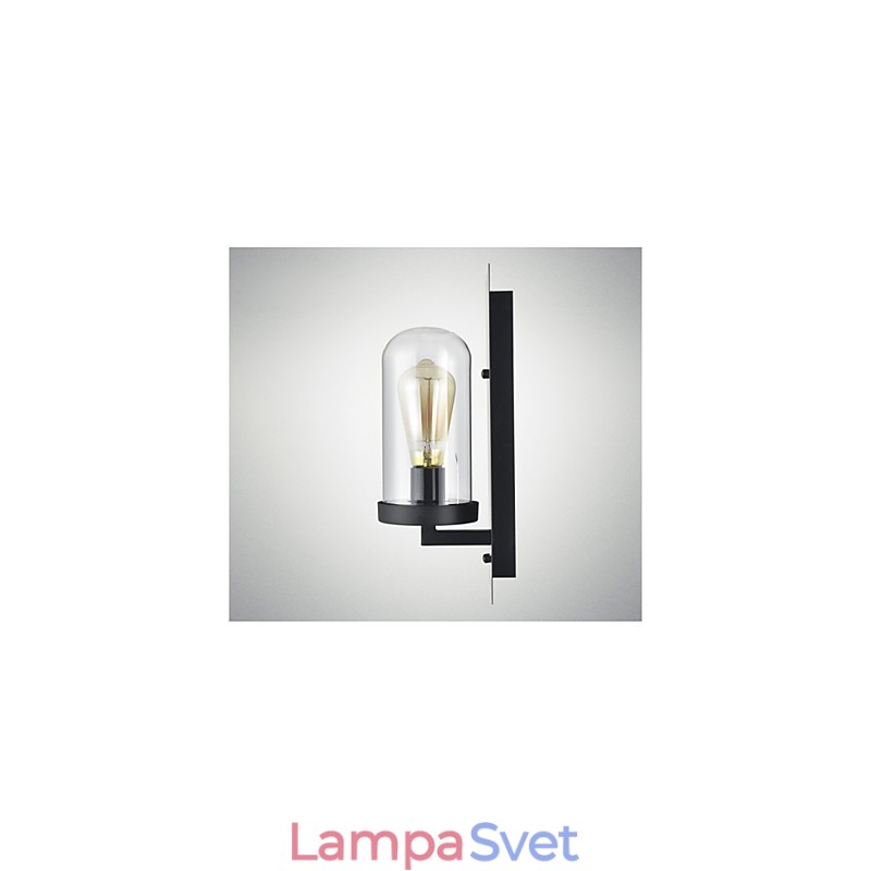 Svietidlá v rustikálnom štýle Iron Glass Wall Sconce Retro Nástenná lampa Svetlo z USA