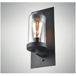 Svietidlá v rustikálnom štýle Iron Glass Wall Sconce Retro Nástenná lampa Svetlo z USA