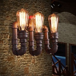 Nástenné svietniky Mini štýl Rustic Lodge Metal