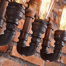 Nástenné svietniky Mini štýl Rustic Lodge Metal