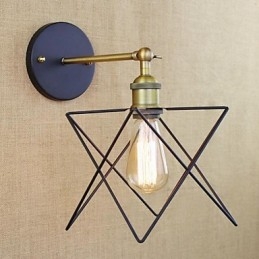 Americká spálňa ozdoba nástenná lampa tepané železo schodisko lampa chodba chodba proces