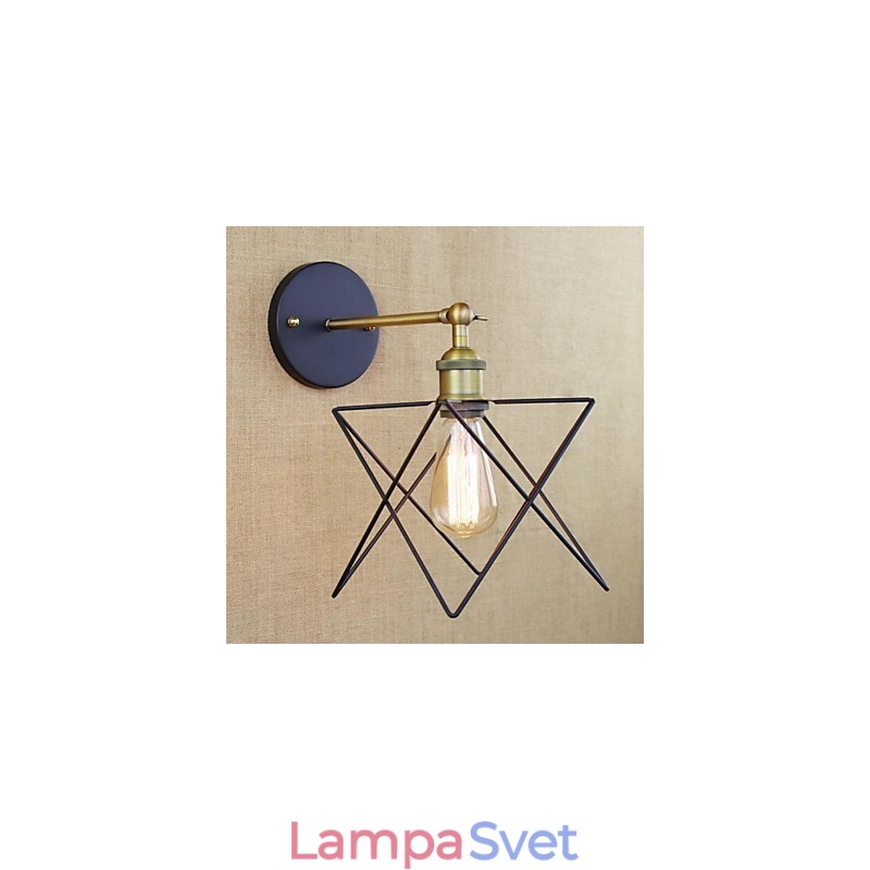 Americká spálňa ozdoba nástenná lampa tepané železo schodisko lampa chodba chodba proces