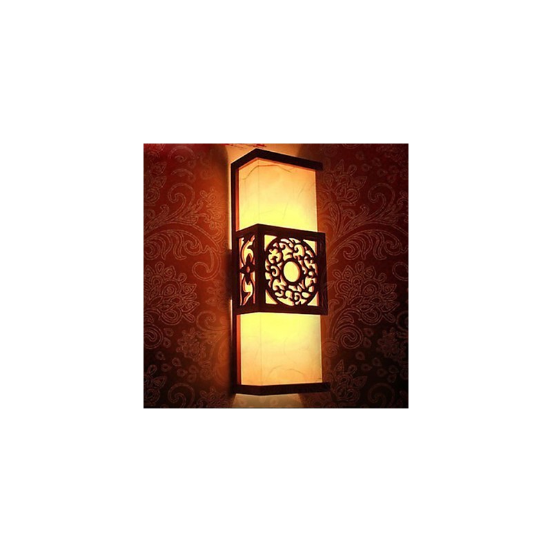 Archaize Corridor Corridor Klasická nástenná lampa z ovčej kože Light