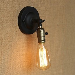 Edison Žiarovka Retro Minimalistická Nočná ulička Kaviareň Terasa Kanál Mini nástenné svietidlo