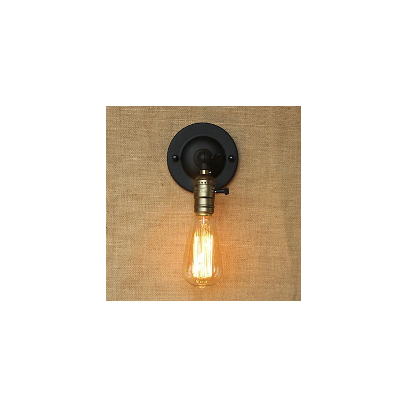 Edison Žiarovka Retro Minimalistická Nočná ulička Kaviareň Terasa Kanál Mini nástenné svietidlo