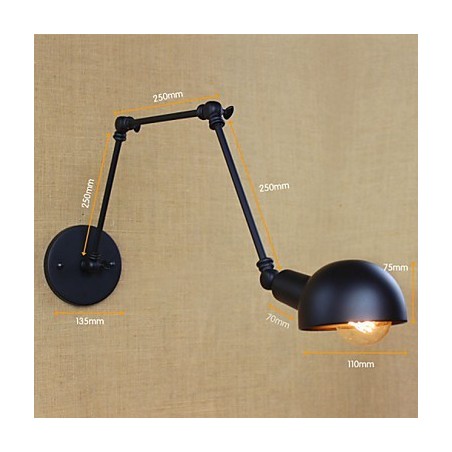 Retro industriálny štýl Uličky Schody Chodba Nástenná lampa s dlhým ramenom Kované železo Balkón Reštaurácia Bar Retro industriálny štýl Uličky Schody Chodba Nástenná lampa s dlhým ramenom Kované železo Balkón Reštaurácia Bar