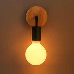 110V 220V IRON Edison Vnútorné nástenné svietidlo Chodba schodisko Svietidlo Žiarovka Svietidlo Čierna Biela