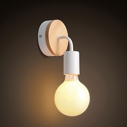 110V 220V IRON Edison Vnútorné nástenné svietidlo Chodba schodisko Svietidlo Žiarovka Svietidlo Čierna Biela