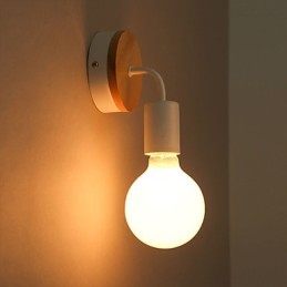 110V 220V IRON Edison Vnútorné nástenné svietidlo Chodba schodisko Svietidlo Žiarovka Svietidlo Čierna Biela