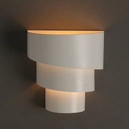 Malá ulita kreslená nástenná lampa z tepaného železa fakľa v tvare hlavy svetla na posteli