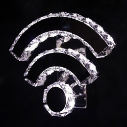 WIFI krištáľové nástenné nástenné svietidlá Crystal Modern Contemporary Bed Living Hotel Metal
