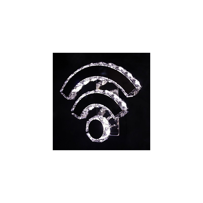 WIFI krištáľové nástenné nástenné svietidlá Crystal Modern Contemporary Bed Living Hotel Metal