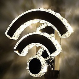WIFI krištáľové nástenné nástenné svietidlá Crystal Modern Contemporary Bed Living Hotel Metal