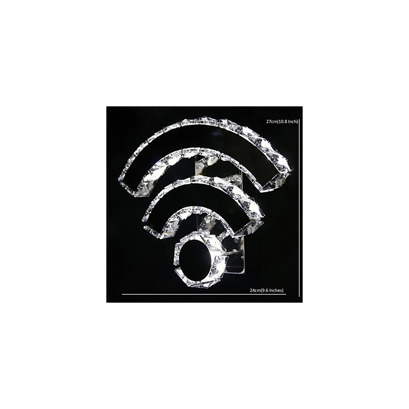 WIFI krištáľové nástenné nástenné svietidlá Crystal Modern Contemporary Bed Living Hotel Metal