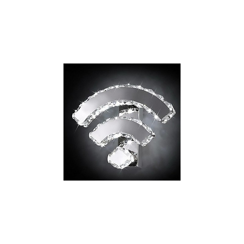 WIFI krištáľové nástenné nástenné svietidlá Crystal Modern Contemporary Bed Living Hotel Metal