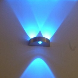 Polmesačná nástenná lampa Kreatívny barový model nástenné svietidlá Moderné súčasné kovové