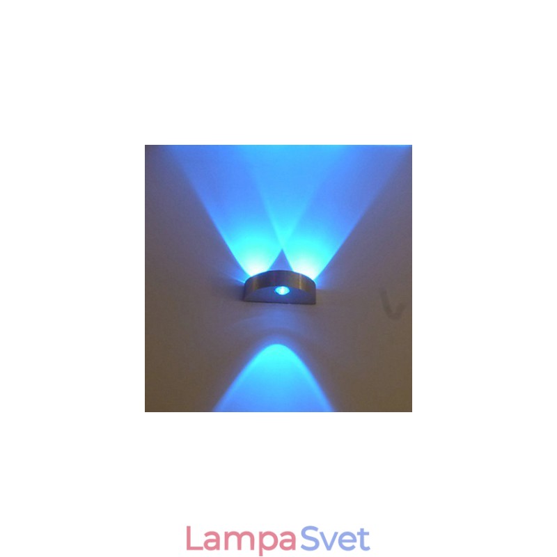 Polmesačná nástenná lampa Kreatívny barový model nástenné svietidlá Moderné súčasné kovové