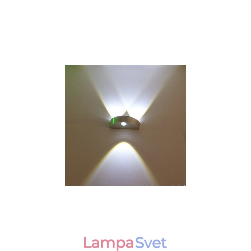 Polmesačná nástenná lampa Kreatívny barový model nástenné svietidlá Moderné súčasné kovové