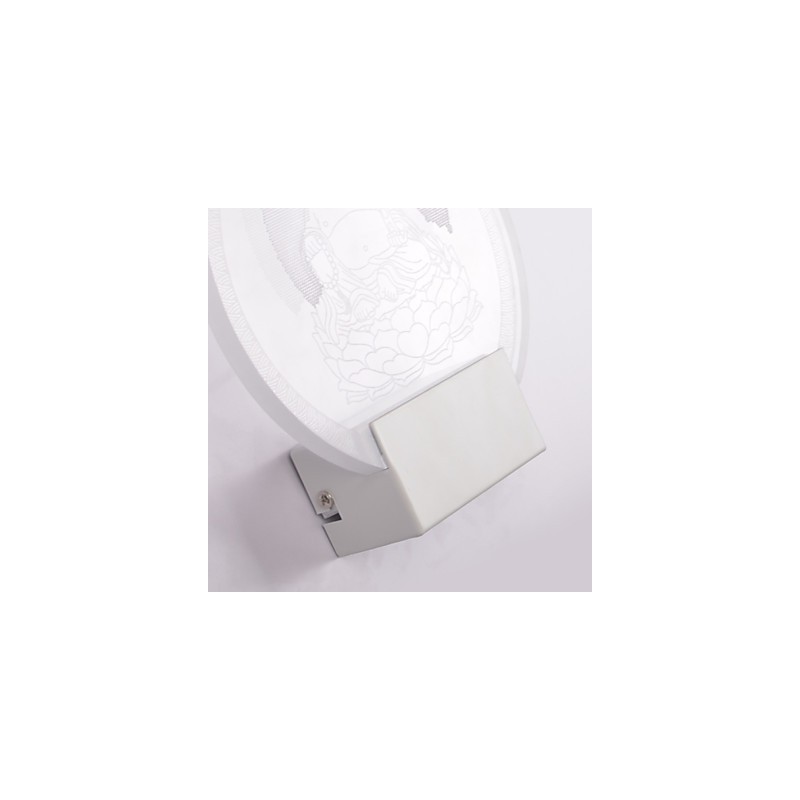 Akrylová nástenná lampa PVC lampa Light Chip Moderný súčasný kov