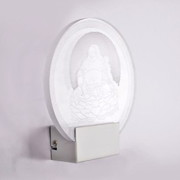 Akrylová nástenná lampa PVC lampa Light Chip Moderný súčasný kov