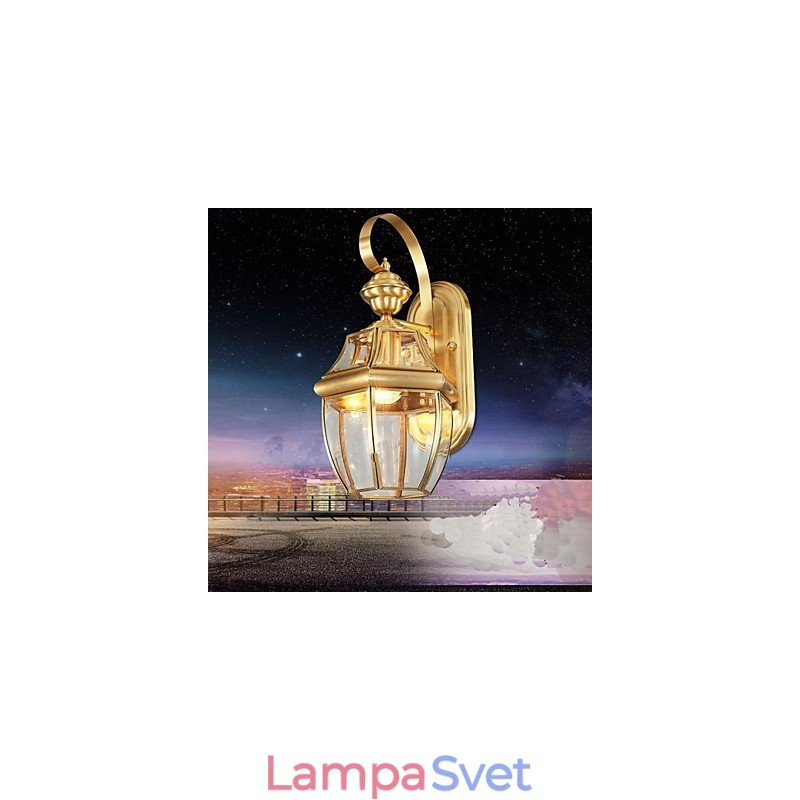 Záhradná lampa Plná medená lampa Vonkajšia lampa Vodotesná lampa A