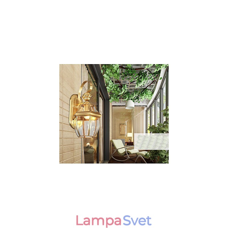 Záhradná lampa Plná medená lampa Vonkajšia lampa Vodotesná lampa A