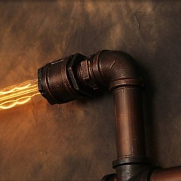 Nástenná lampa Nástenné svietniky 6 svetiel Bronzové Finish Industriálny štýl Rustic Lodge Metal