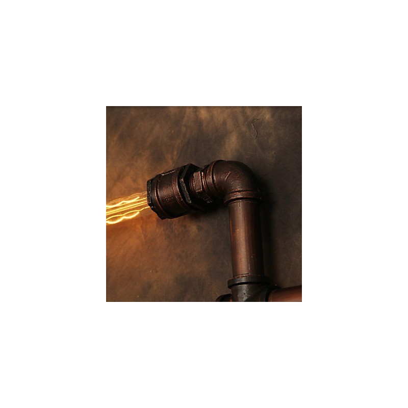 Nástenná lampa Nástenné svietniky 6 svetiel Bronzové Finish Industriálny štýl Rustic Lodge Metal