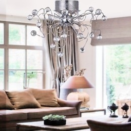 Luster Crystal Modern Design Living 9 svietidiel