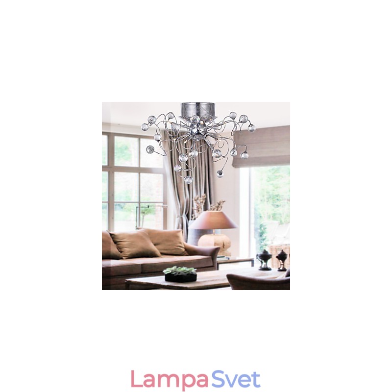 Luster Crystal Modern Design Living 9 svietidiel