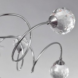 Luster Crystal Modern Design Living 9 svietidiel