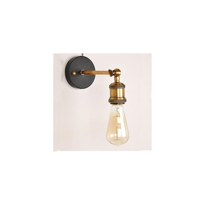 Medená nástenná lampa