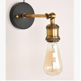Medená nástenná lampa