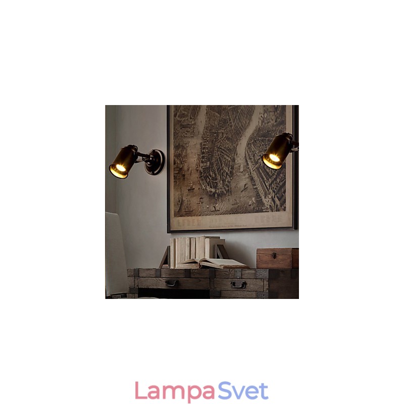 Americká nástenná lampa obnovuje staroveké spôsoby osvetlenia nástenných lámp
