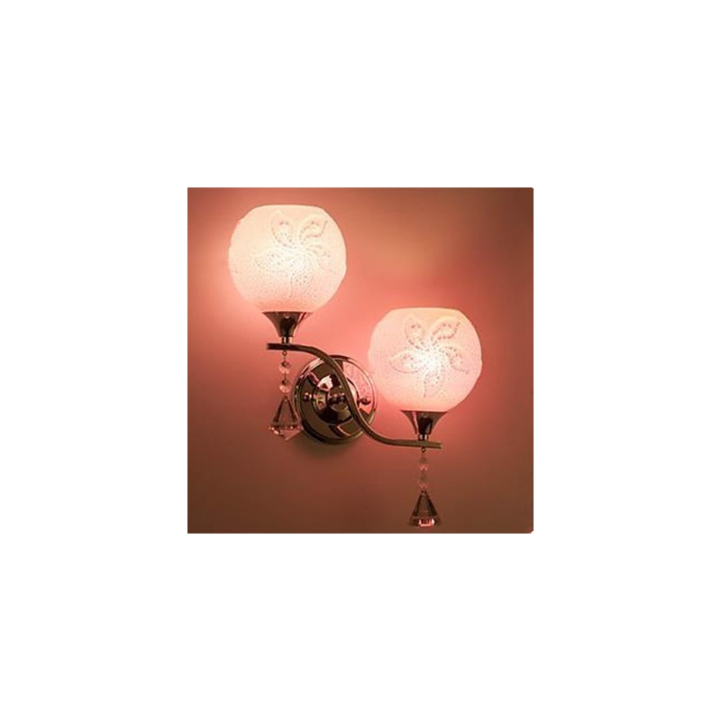 Krištáľová nástenná lampa