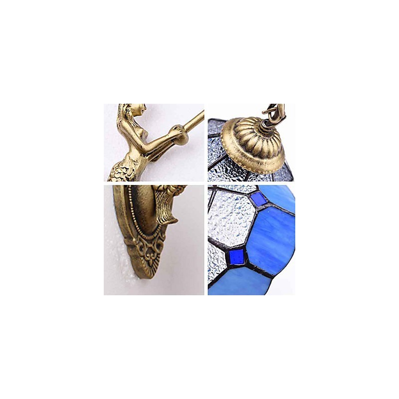 Typ Europe Restoring Ancient Ways Nástenná lampa Creative Mediterranean Glass Lights