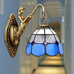 Typ Europe Restoring Ancient Ways Nástenná lampa Creative Mediterranean Glass Lights