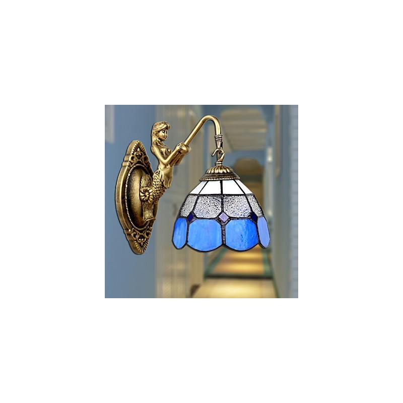 Typ Europe Restoring Ancient Ways Nástenná lampa Creative Mediterranean Glass Lights