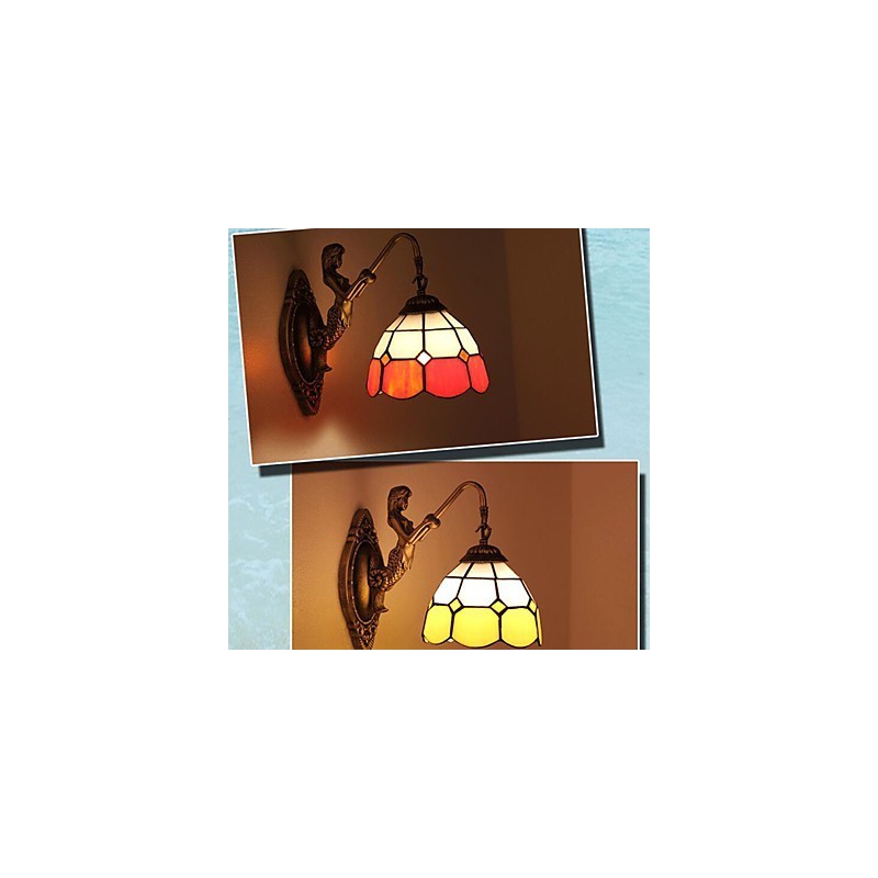 Typ Europe Restoring Ancient Ways Nástenná lampa Creative Mediterranean Glass Lights